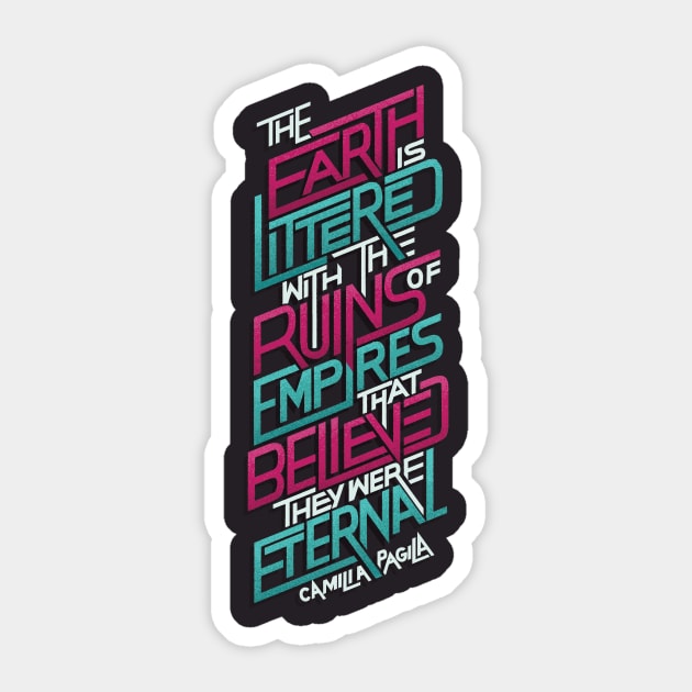 Ruins of Empires Sticker by polliadesign